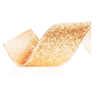Fita Cromus Glitter Nud 3,8cm