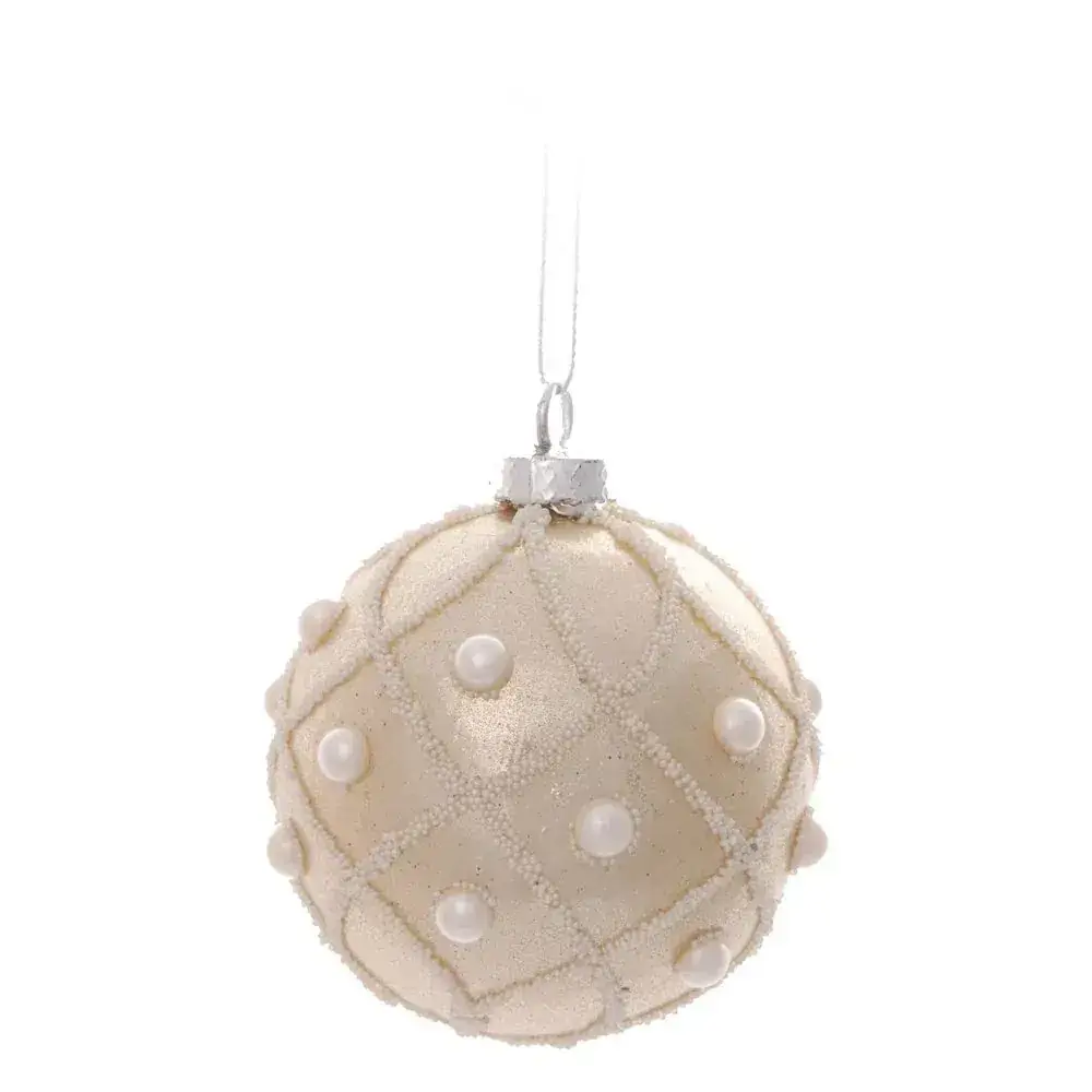 Bola Natal Cromus 8cm Nude