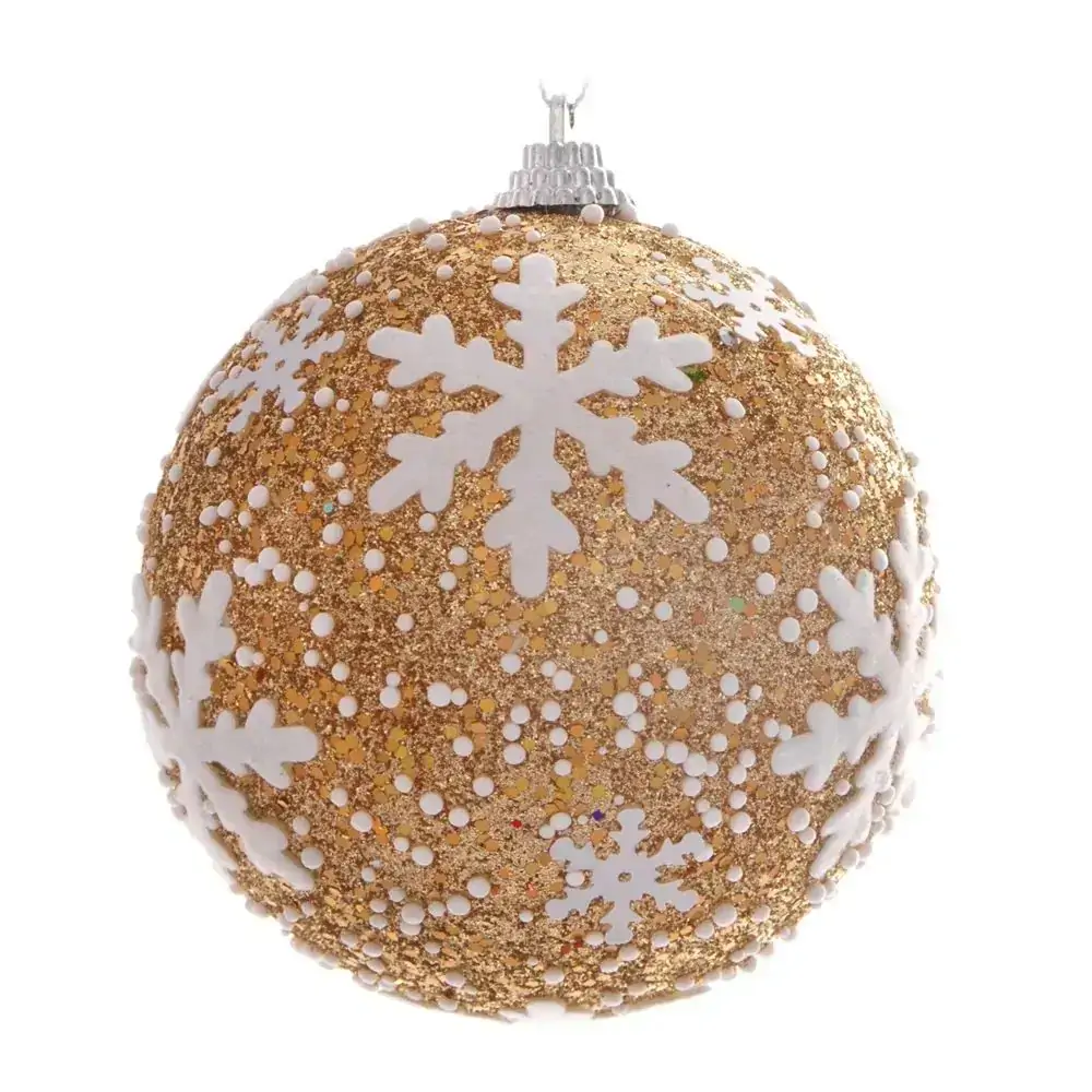 Bola Natal Cromus 8cm Ouro