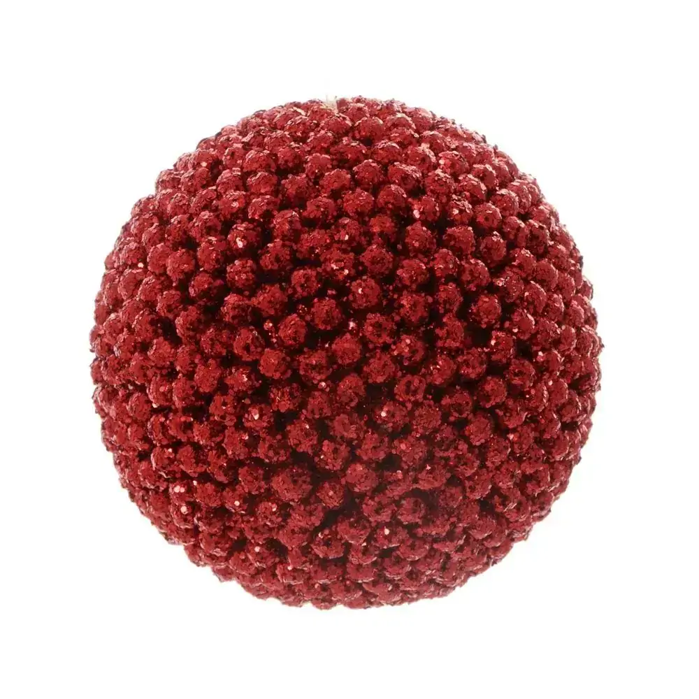 Bola Natal Cromus Crunidadech Vermelha 6cm C/6unidade