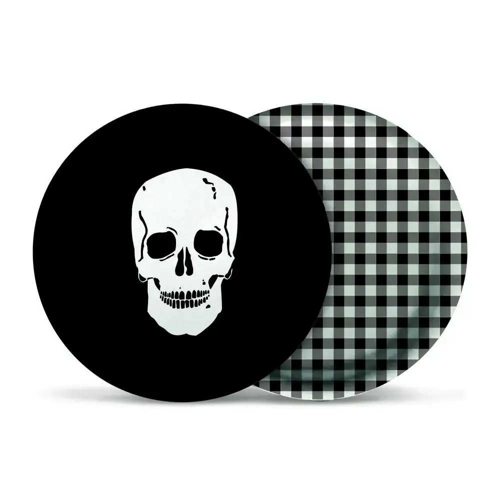 Prato Redondo Cromus 18cm Skull Party C/8