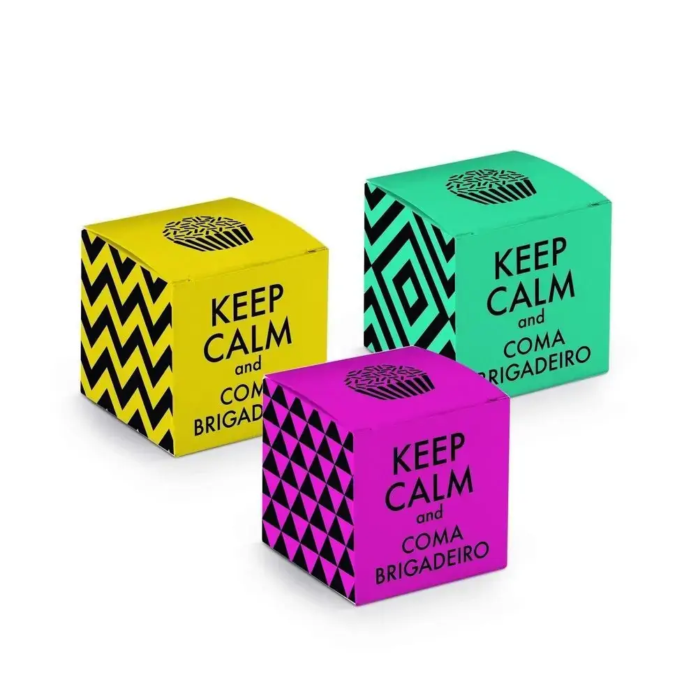Cx.dado Cromus P/brigadeiro Keep Calm Sortido