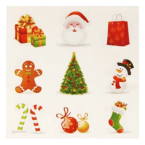 Guardanapo Cromus Natal Personagens Natalinos C/20