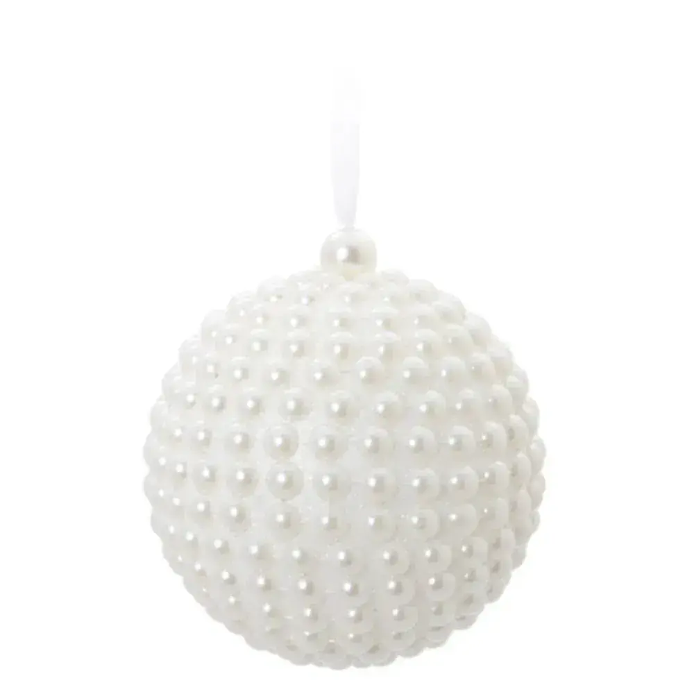 Bola Natal Cromus Perolas 8cm C/6