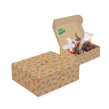 Cesta Na Caixa Cenoura 33x23x10cm