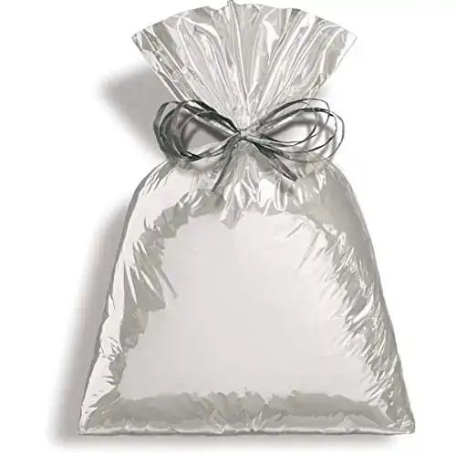 Saco Presente Cromus Metalcolor 25x37cm Prata