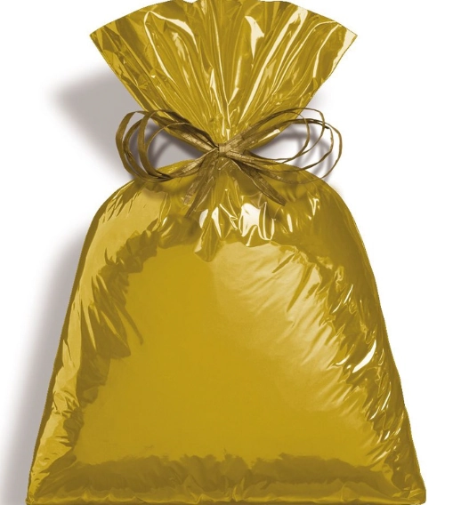 Saco Metal 15x22 Metalcor Dourado Com 50un