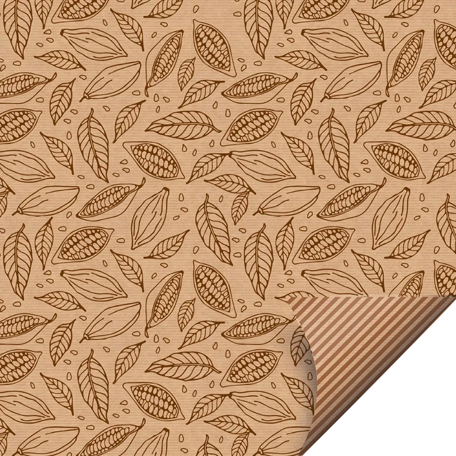 Folha Papel Kraft Cacau 69x89cm C/25un