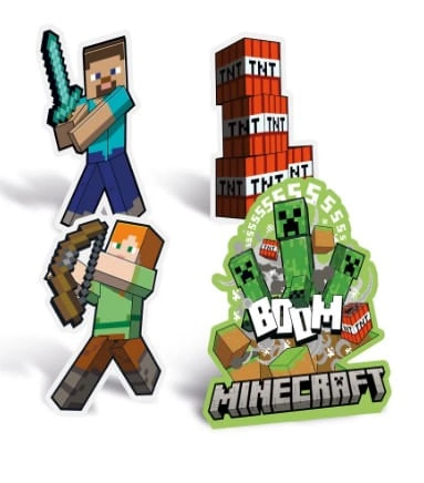 Silhueta Dec Minecraft 4un 23012691 Cromus
