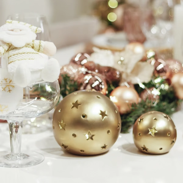Bola Natal Ouro 13cm 1001285 Cromus