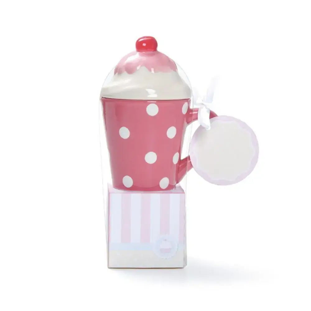 Caneca Cromus Poa C/tampa Cupcake Br/rs