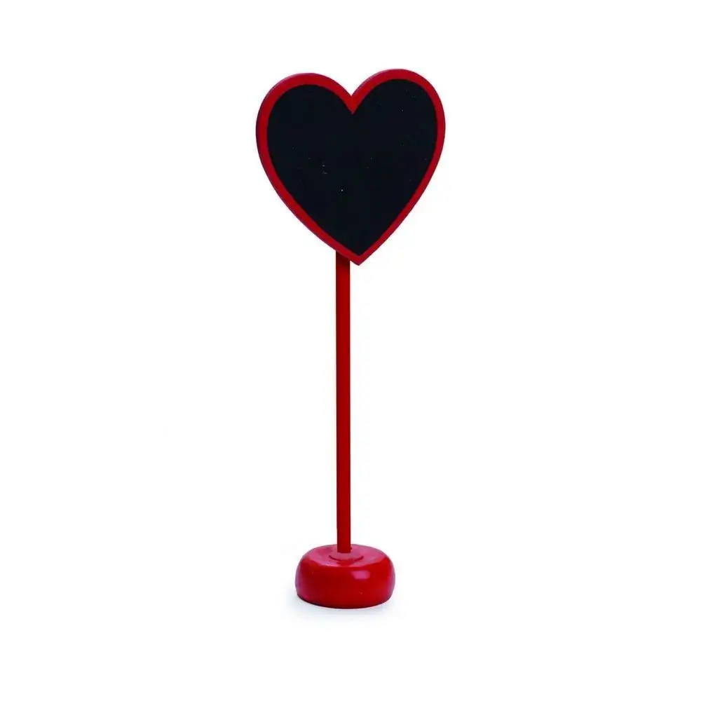 Lousa C/apoio Cromus 17cm Coracao Vermelho