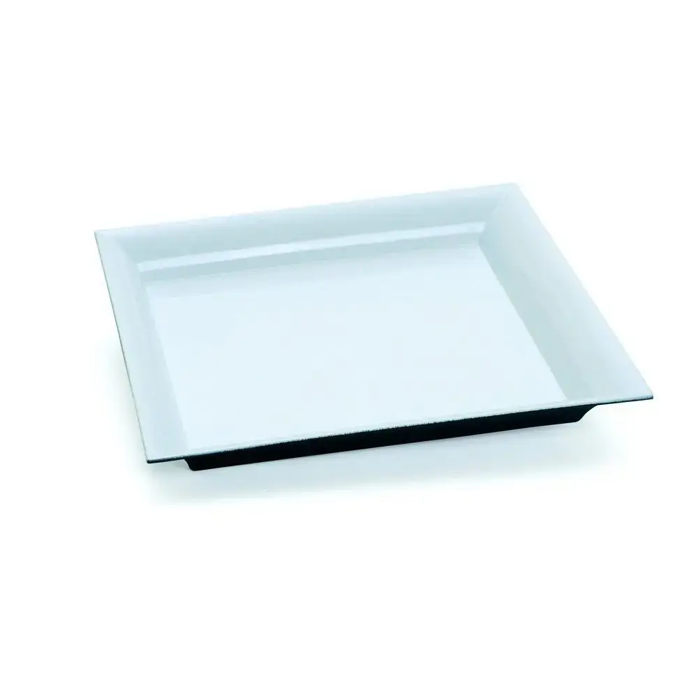 Bandeja Cromus Quadrada 25x25cm Branca