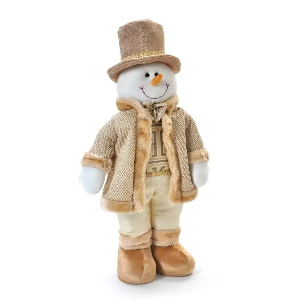 Boneco Neve Cromus Dourado