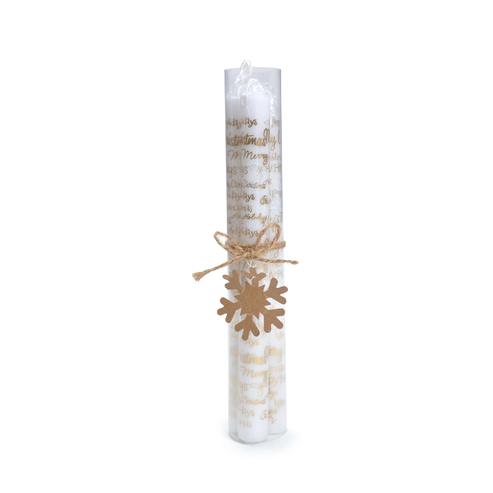 Kit C/3 Velas Cromus Branca/dourada