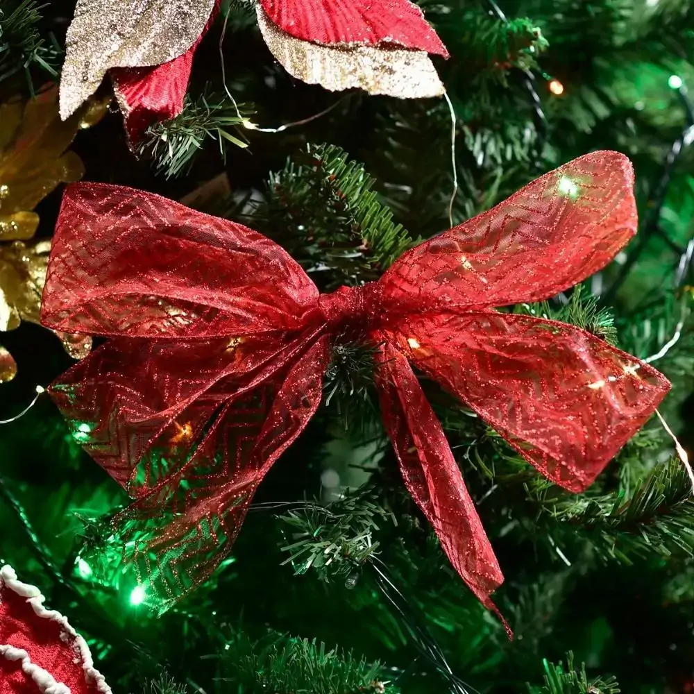 Fita Natal Missoni Vermelha C/9,14mt Ref.1614540