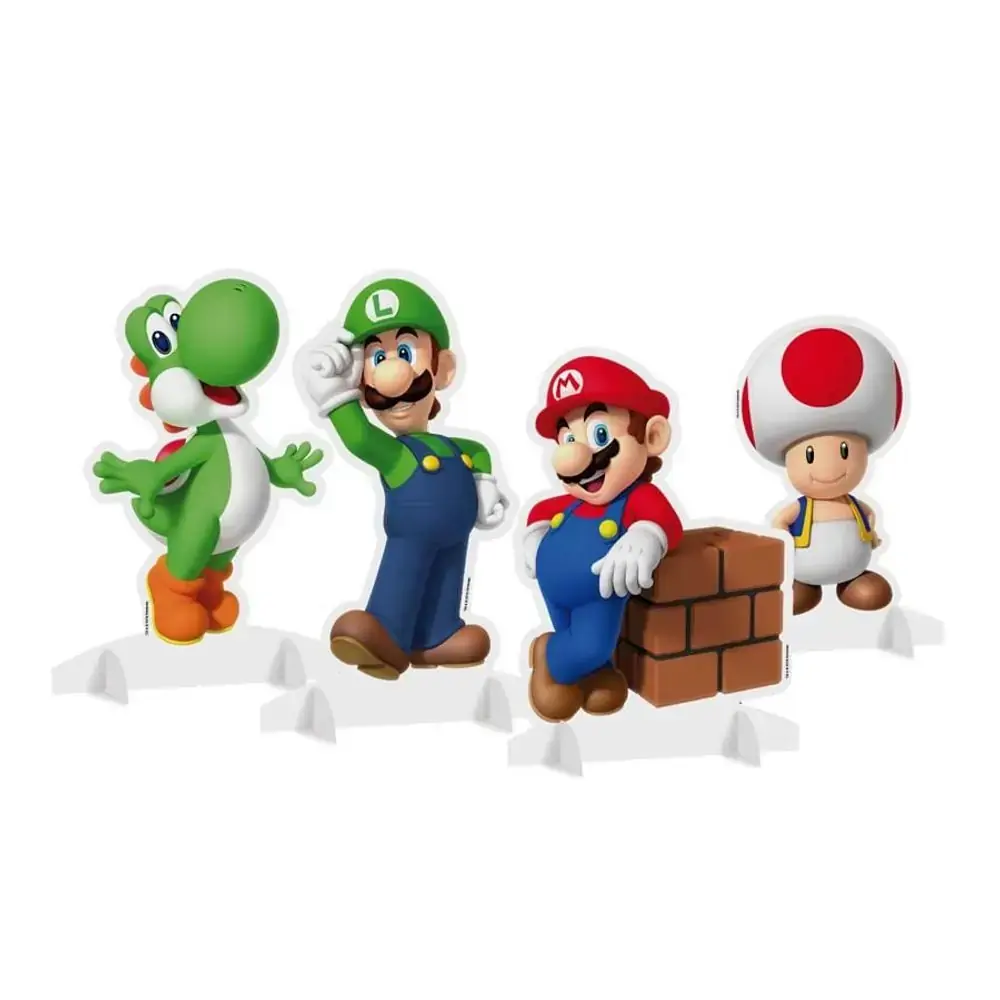 Silhueta Decorativa Super Mario C/4