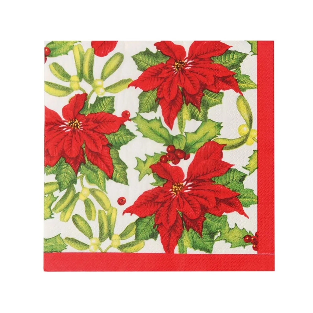 Guardanapo Cromus Poinsettia 32,5cm 1719553 20f