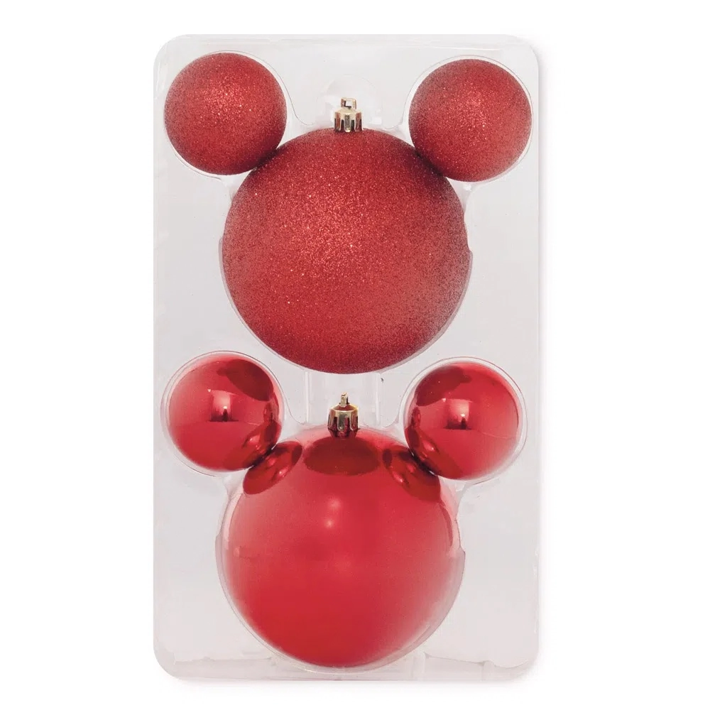 Bola Lisa E Glitter Vrm 10cm Disney Jg C/2 Pc 1718641 Cromus