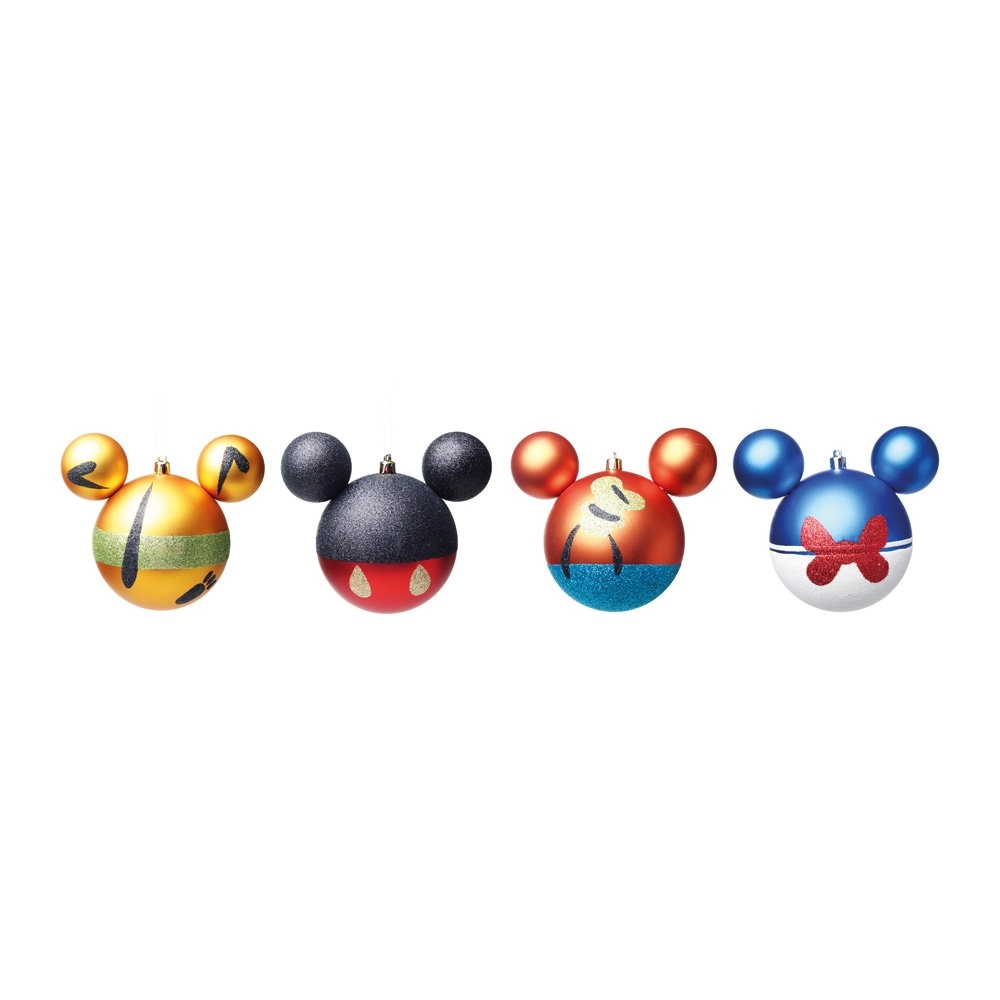 Bola Cromus Pluto/mickey/pateta/don 8cm Disney C/4pc