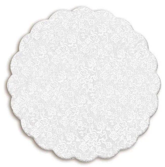 Fundo Rendado Branco Cromus 9cm 100un