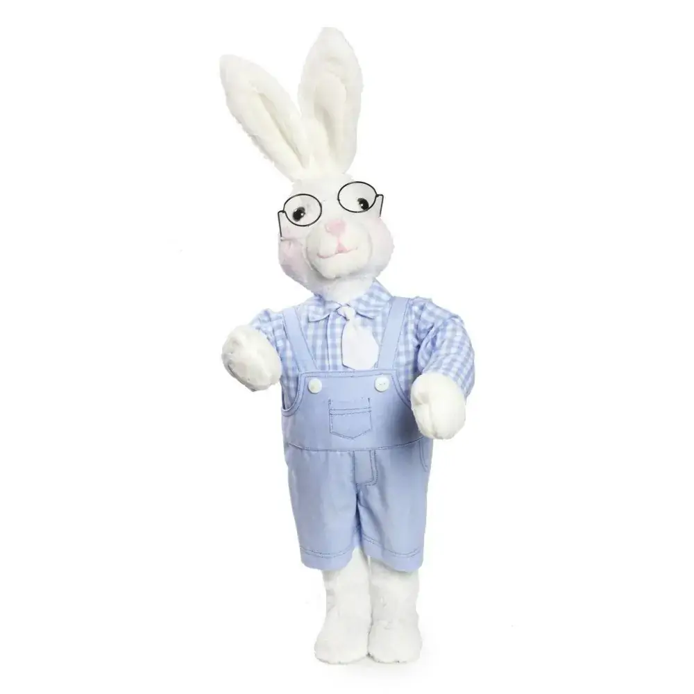 Coelho Cromus Mil Folhas 53cm C/jardineira Azul