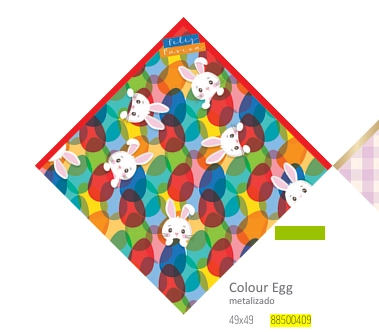 Saco Express Colour Egg 49x49cm 25un 88500409 Cromus