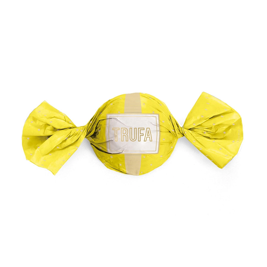 Emb Trufa 15x16 Petit Poa Amar/ouro C/100 Cromus