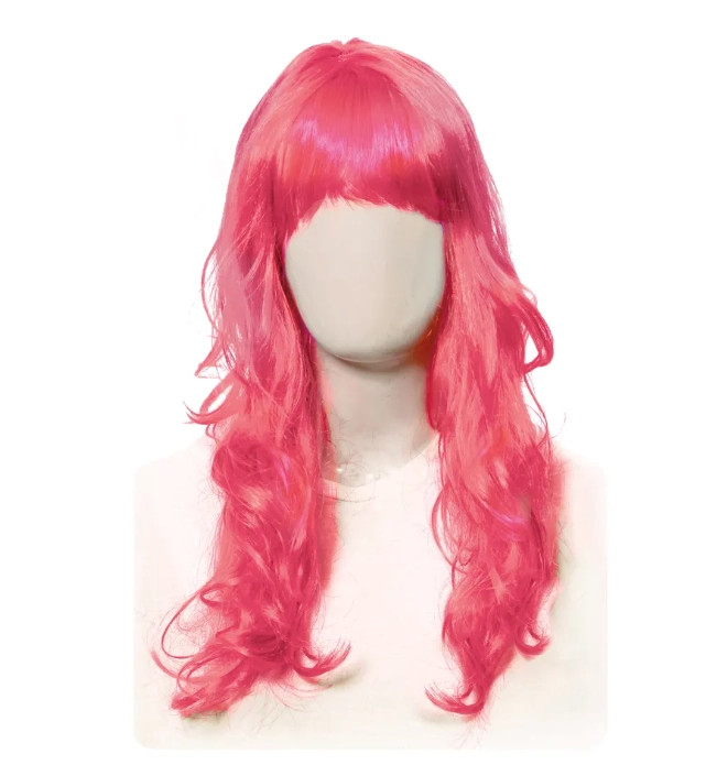 Peruca Longa Pink 68cm Cromus
