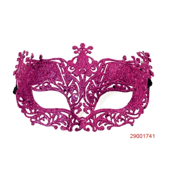 Mascara Veneziana C/gliter Elegancia Rosa