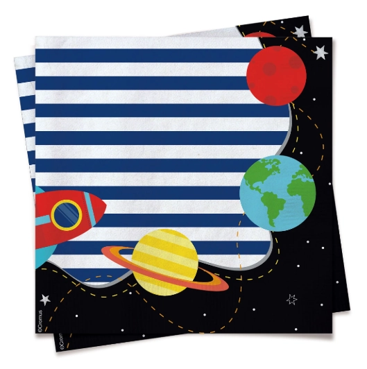Guardanapo Astronauta 25x25 C/20