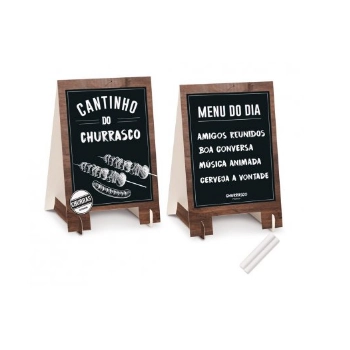 Kit Cavalete Decor De Mesa Churrasco G 23011500