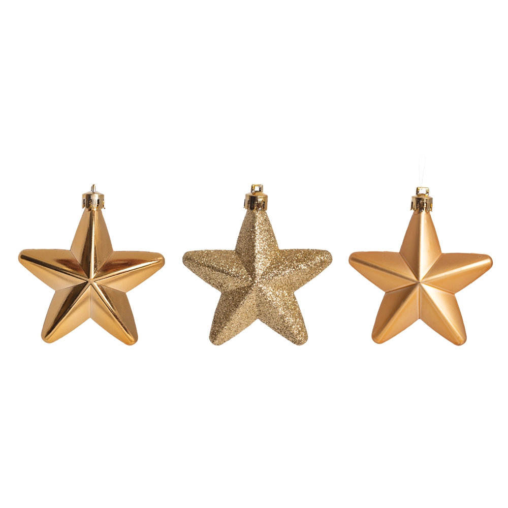 Enfeite P/pendurar Estrela Ouro