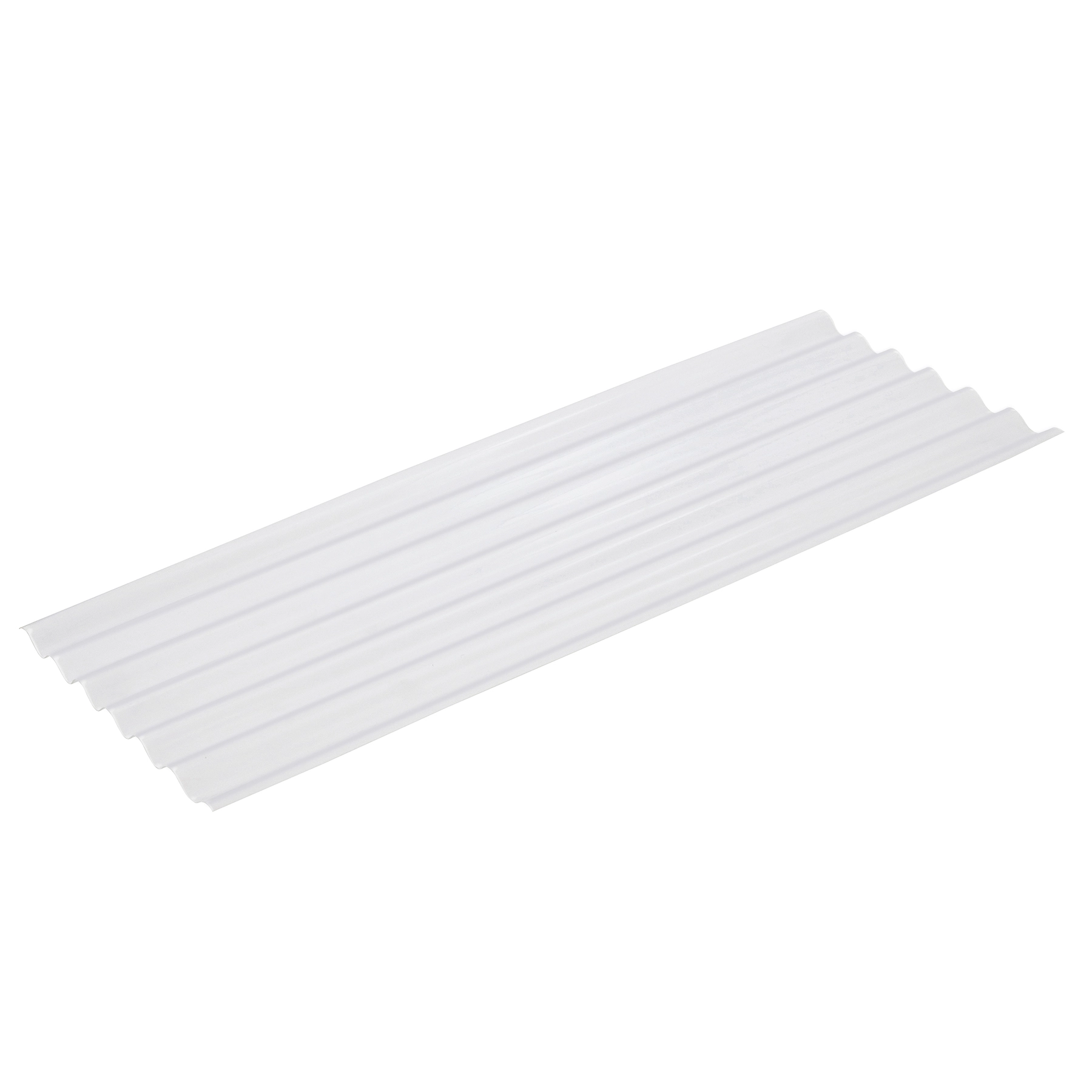 Telha de Polipropileno Ondulada 110x305cm 1mm Leitosa Ibrap