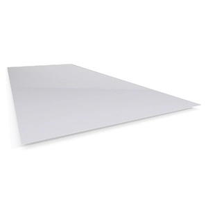 Chapa de Polipropileno Plana Polipropileno 120x120cm 1,5mm Leitosa Ibrap