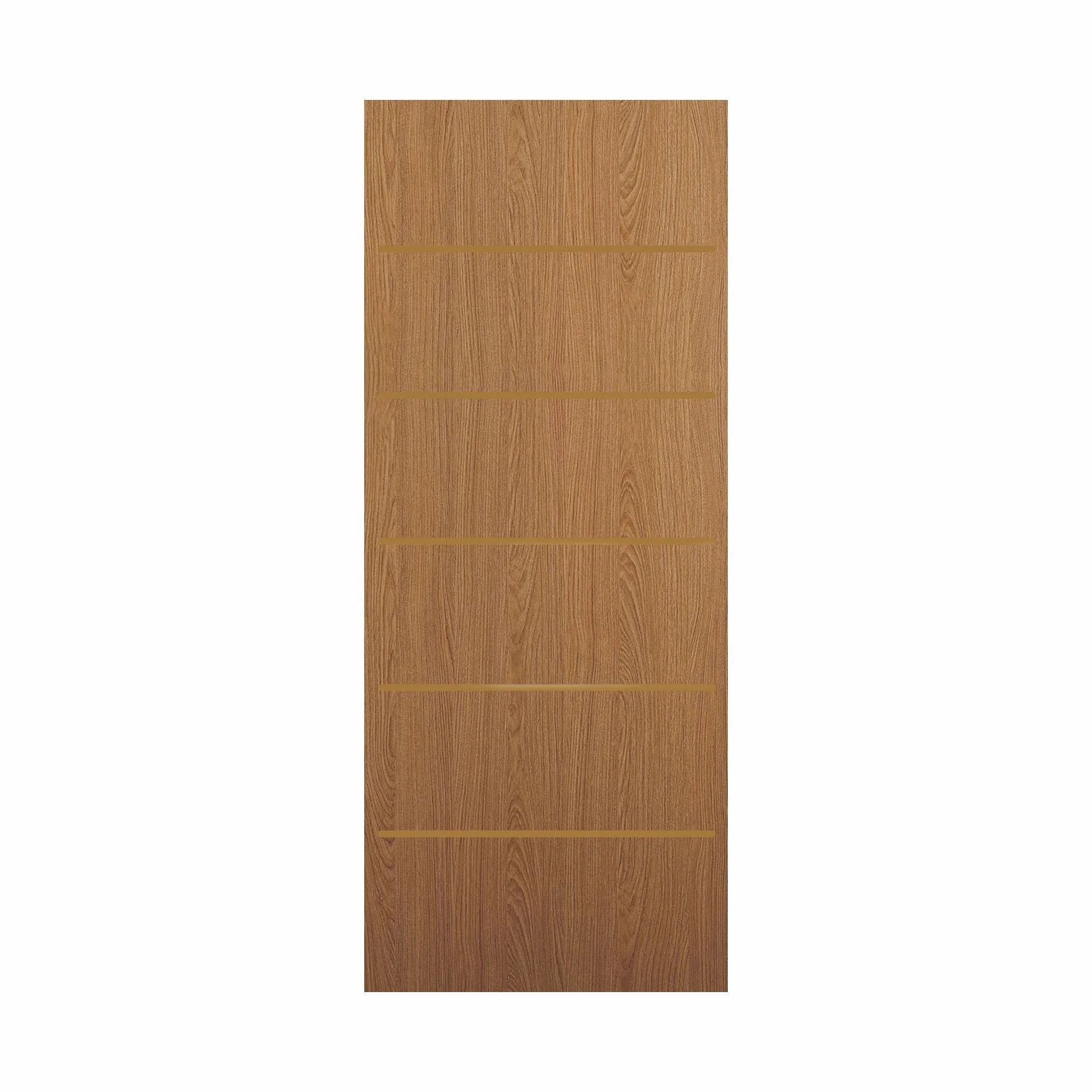 Folha De Porta De Madeira 210x80cm Espessura 3,5cm Mso Eucaplac Frisada Residence Eucatex Teka Milano