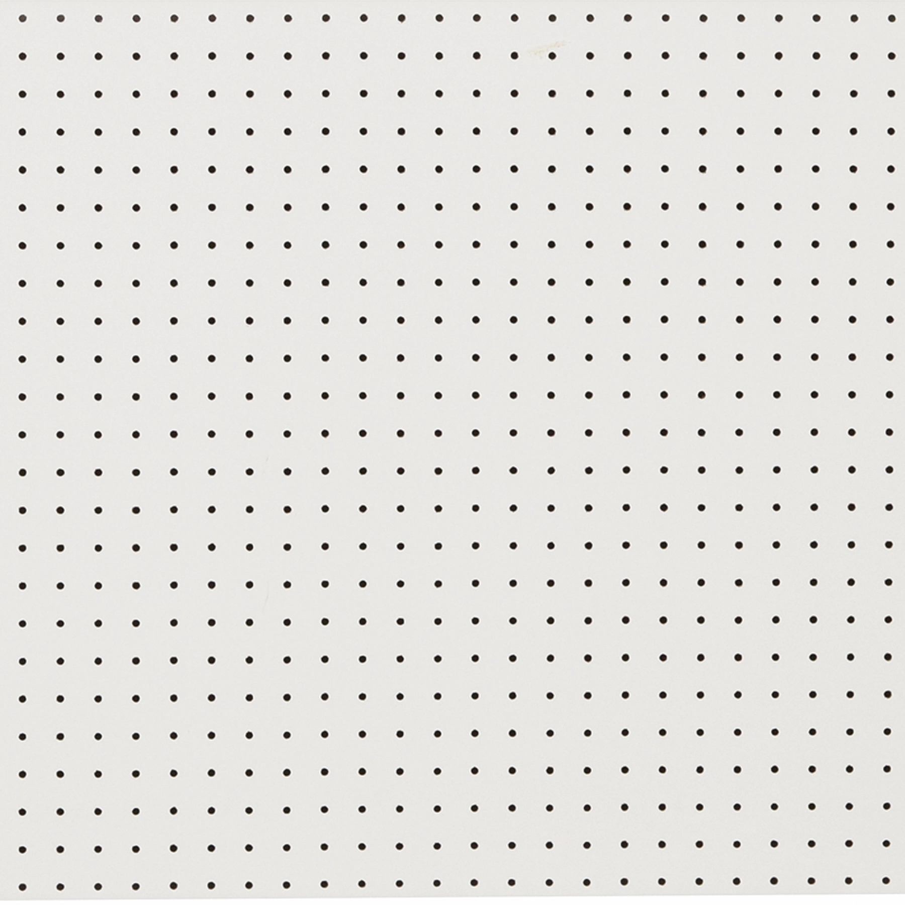 Painel de Madeira Perfurado HDF para Revestimento 3mm Branco Glacial 61x122cm Eucatex