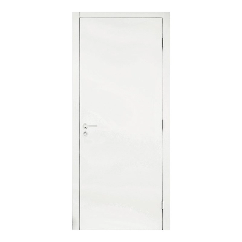 Porta Pronta Para Alvenaria Eucatex Madeira Bat Regulavel Primer Lisa 620mm X 2100mm X 35mm