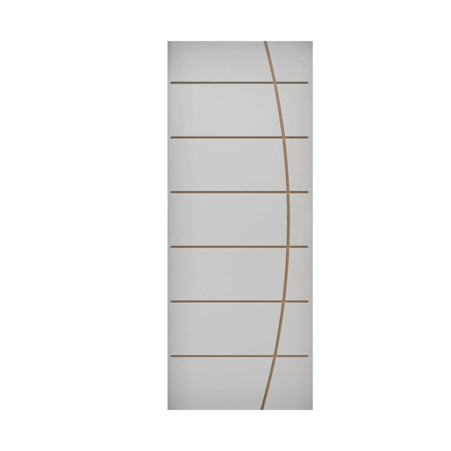 Porta De Madeira 210x82cm Espessura 3,5cm Mmc Eucaprimer Frisada Tivoli Eucatex Primer