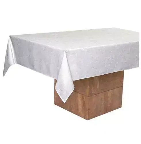 Toalha de Mesa Retangular Sienna Branco - Karsten
