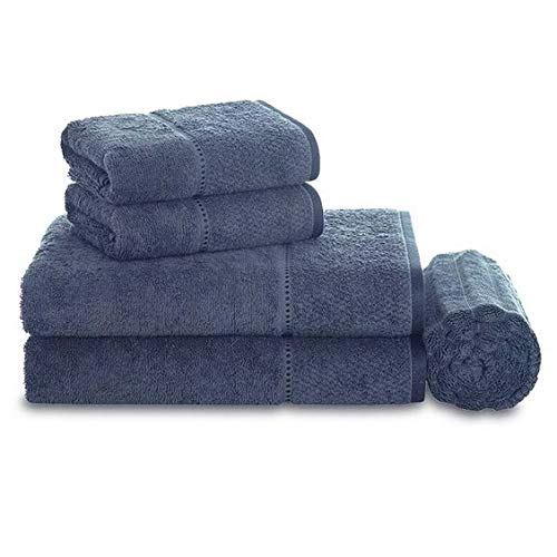 Jg.toalhas Trussardi C/5 Pcs Brescia Marinho