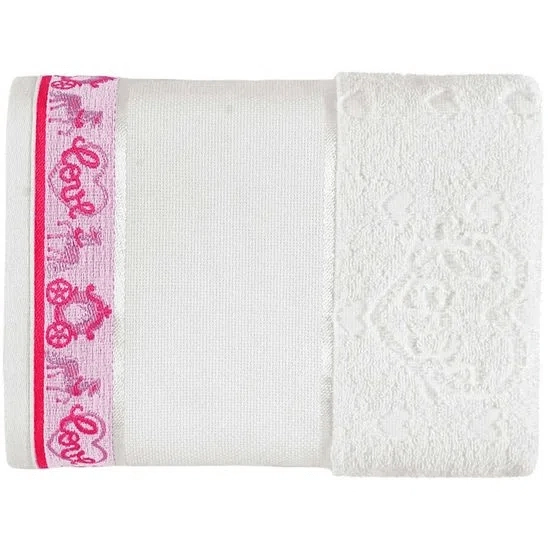 Toalha Karsten Inf Banho Love P/ Bordar Branco 67x115cm Lo.01