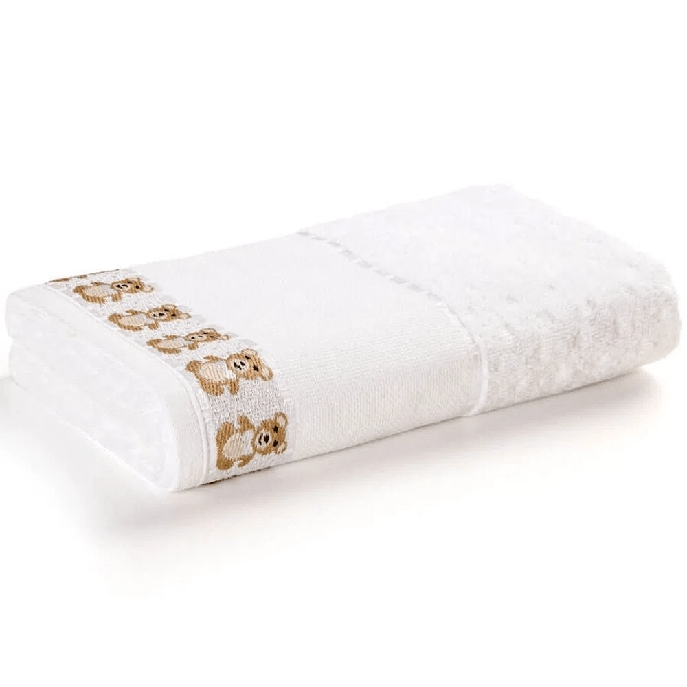 Toalha Karsten Inf Visita Love P/ Bordar Branco 33x45cm Vo.01