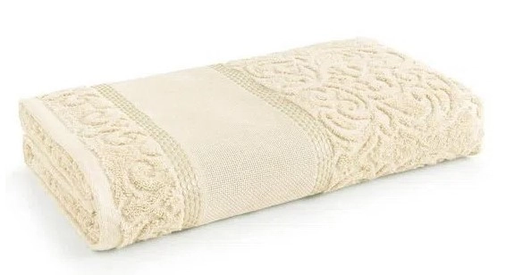 Toalha Banho Melina Karsten P/ Bordar Natural 74x140cm