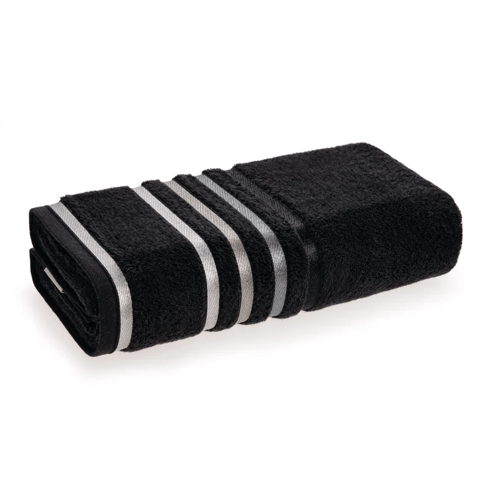 Toalha Banhao Lumina Preto 821 Preto 4 Cod Ht.16