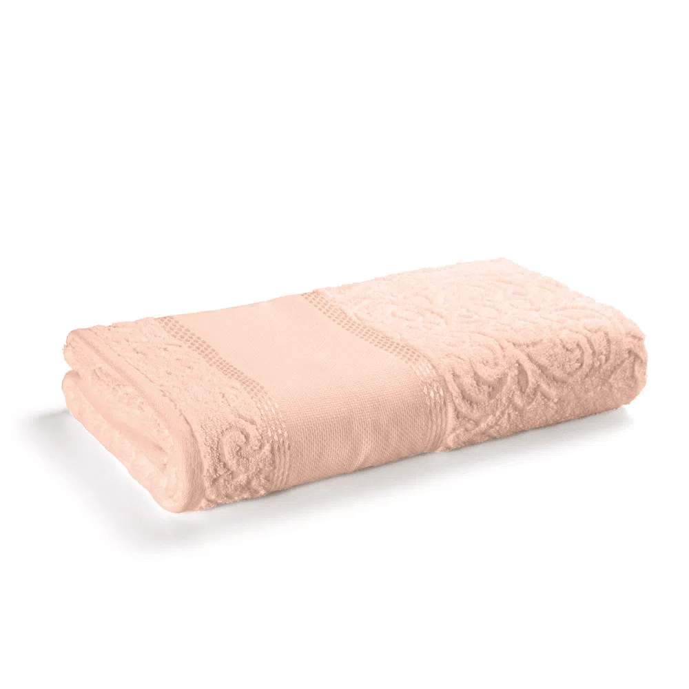 Toalha Banho Melina Ii Karsten P/ Bordar Salmao 74x140cm