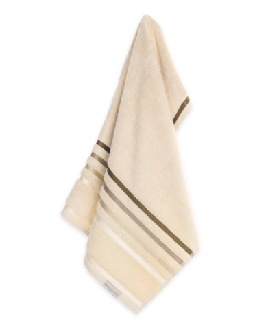 Toalha de Rosto Lumina Karsten 48x80cm Areia Marrom Algodão