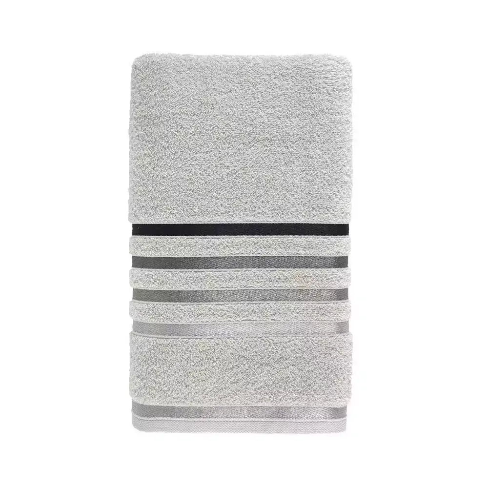 Toalha de Rosto Lumina Karsten 48x80cm Cinza Claro Algodão