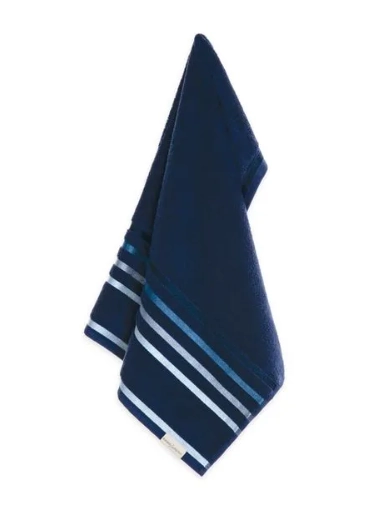 Toalha de Rosto Lumina Karsten 48x80cm Marinho Algodão