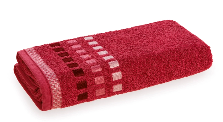Toalha de Banho Karsten Calera Amaranto 67x135cm Algodão